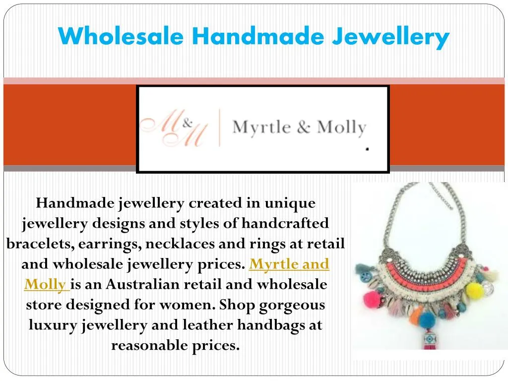 wholesale handmade jewellery
