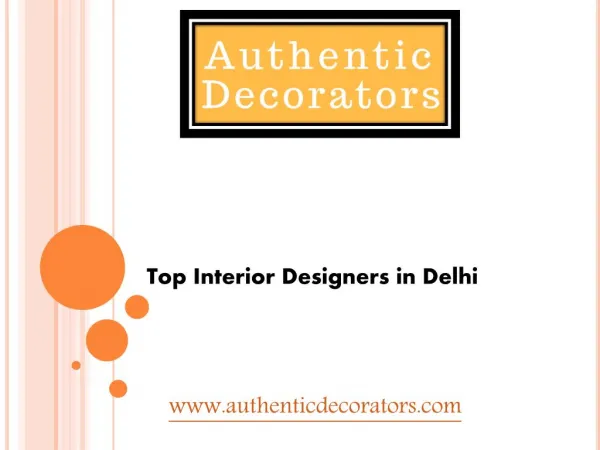 Top Interior Designers in Delhi