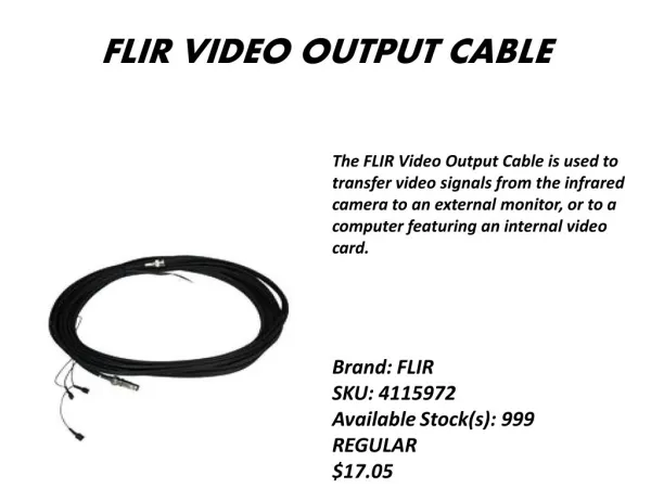 Flir Video Cable