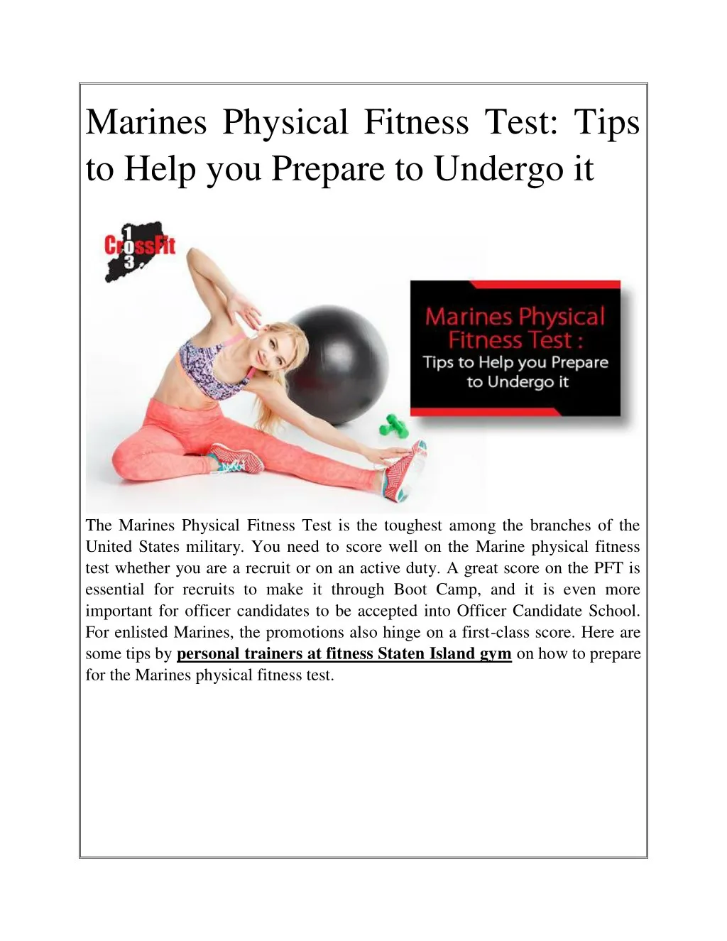 marines physical fitness test tips to help