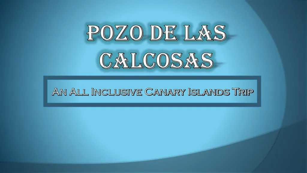 pozo de las calcosas