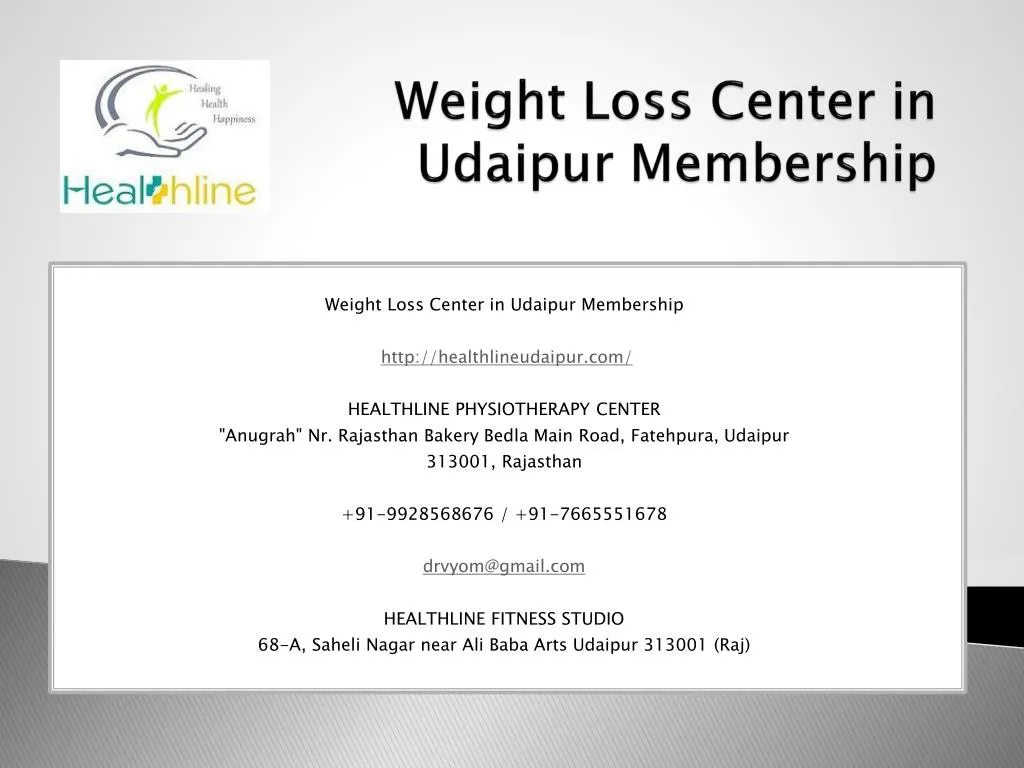 weight loss center in udaipur membership