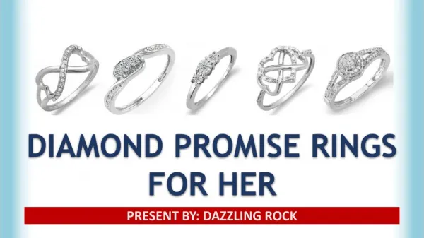 Buy Diamond Promise Ring For Her - Personalizable & Engravable | Dazzlingrock.com