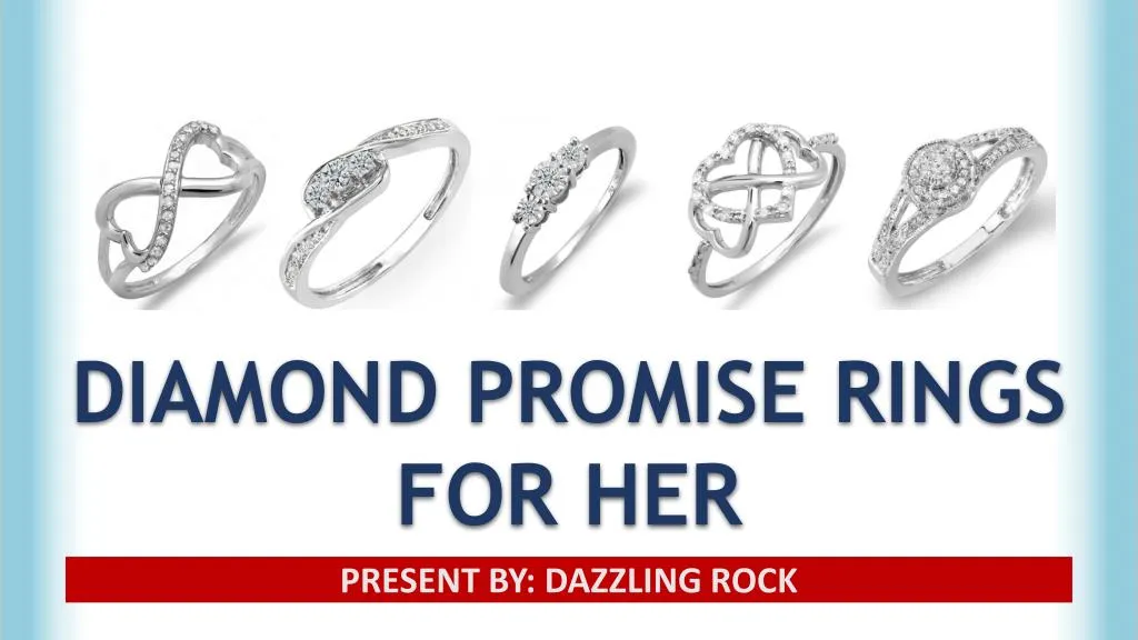 diamond promise rings for her