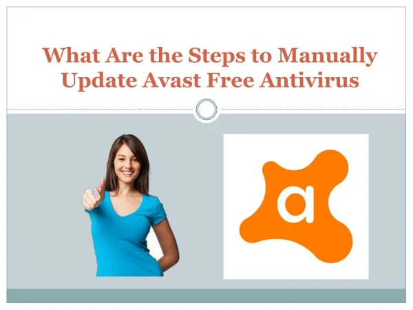 What Are the Steps to Manually Update Avast Free Antivirus