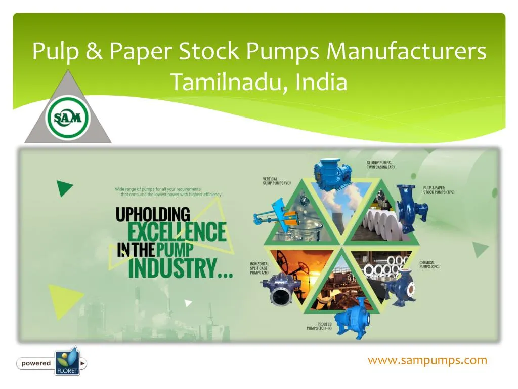 pulp paper stock pumps manufacturers tamilnadu india