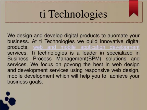 ti Technologies