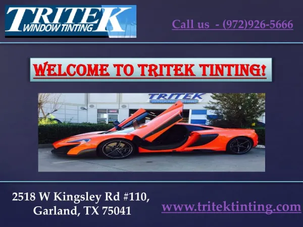 Best Commercial window tinting dallas