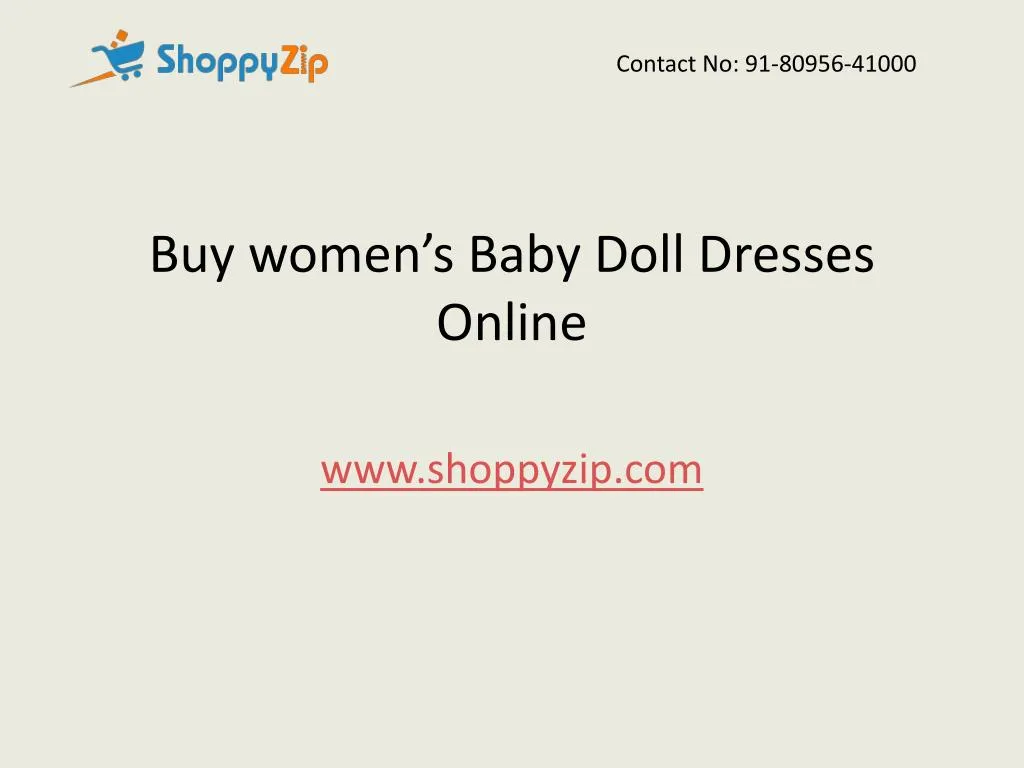 buy women s baby doll dresses online