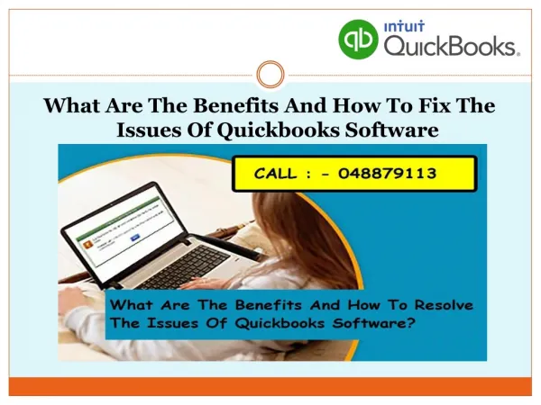What are the benefits and how to fix the issues of quickbooks software
