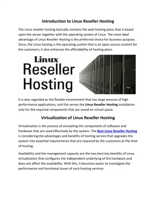 Best Linux Reseller Hosting - slide 1