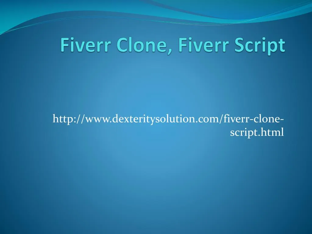 fiverr clone fiverr script