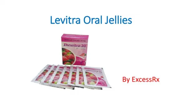 Buy Levitra Oral Jellies