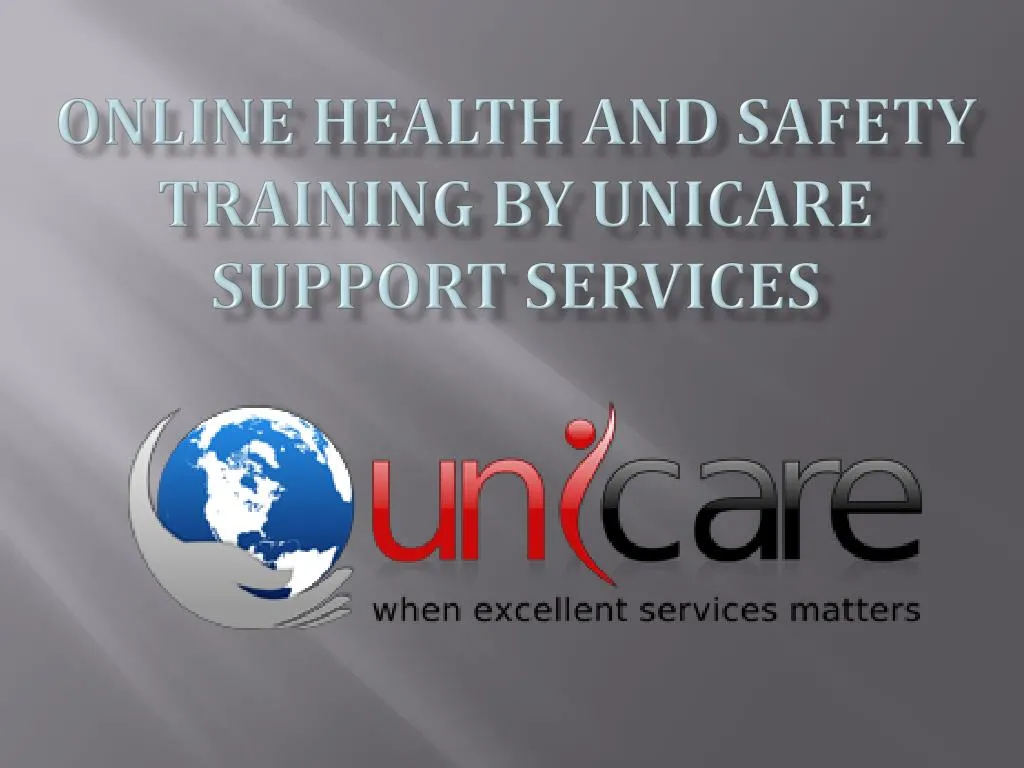 online health and safety training by unicare support services