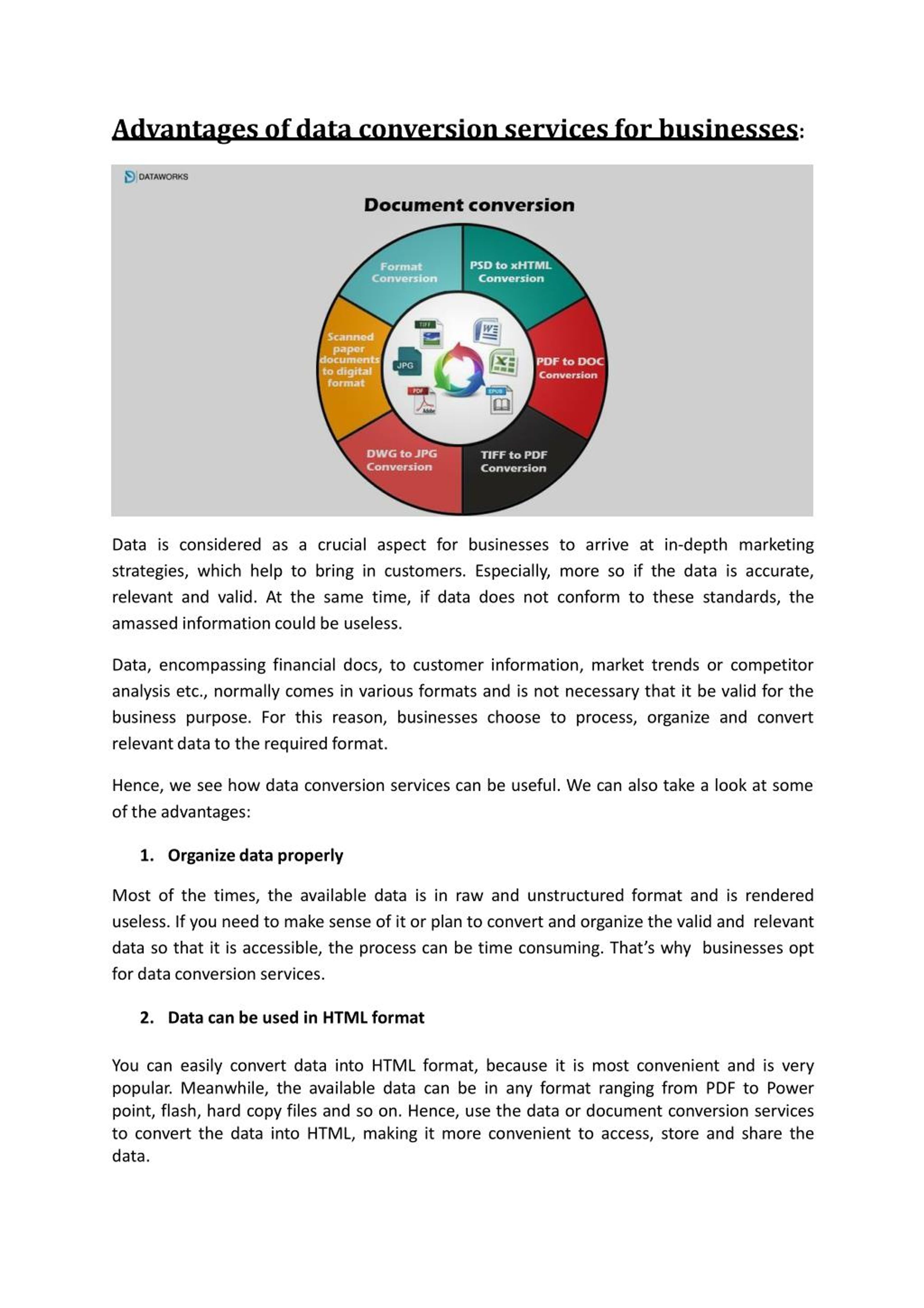 PPT - Advantages of data conversion services for businesses PowerPoint ...