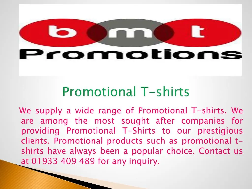 promotional t shirts