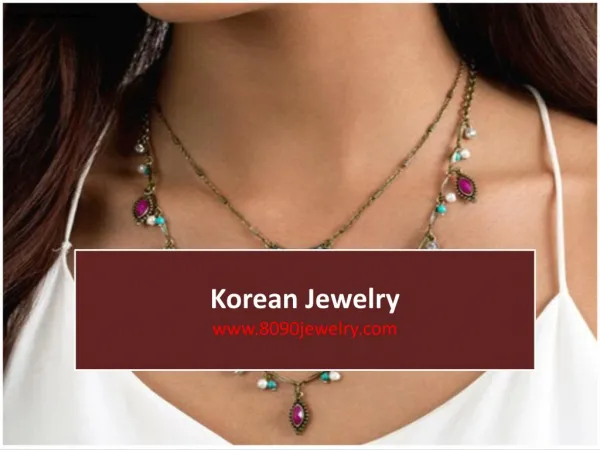 Korean Jewelry Available Online