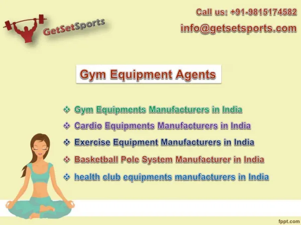 Connect with the reputed and reliable gym equipment manufacturer in India