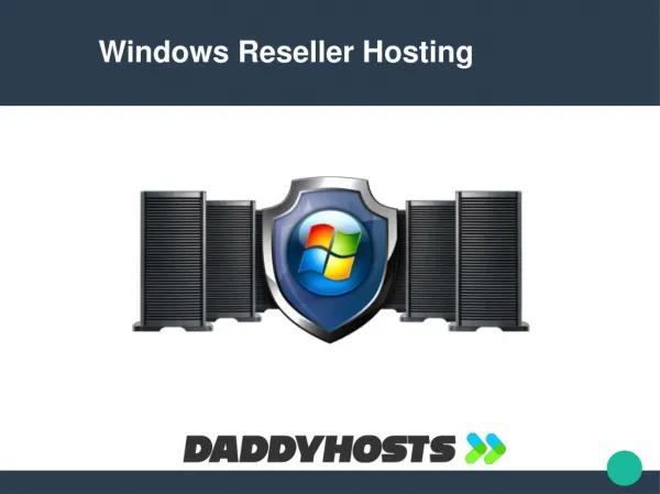 Get Windows Reseller Hosting in India at Daddyhosts.com