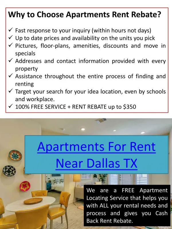 Apartments For Rent Near Dallas TX