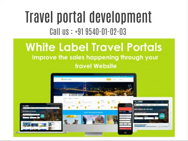 Travel portal development company in india