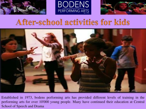 After-school activities for kids
