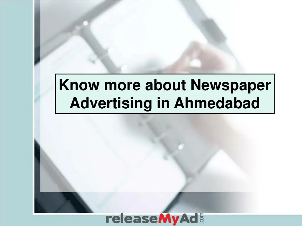 know more about newspaper advertising in ahmedabad