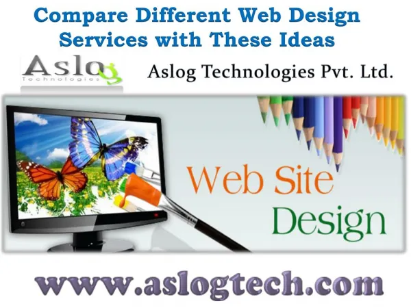 Compare Different Web Design Services with These Ideas