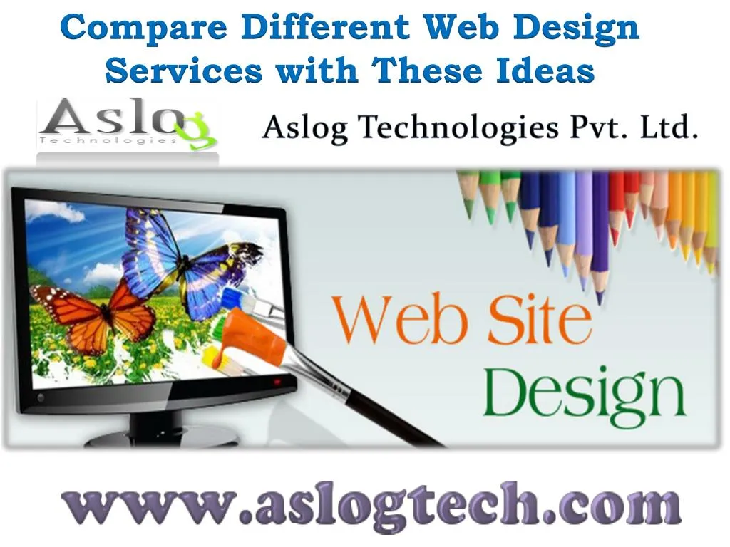 compare different web design services with these
