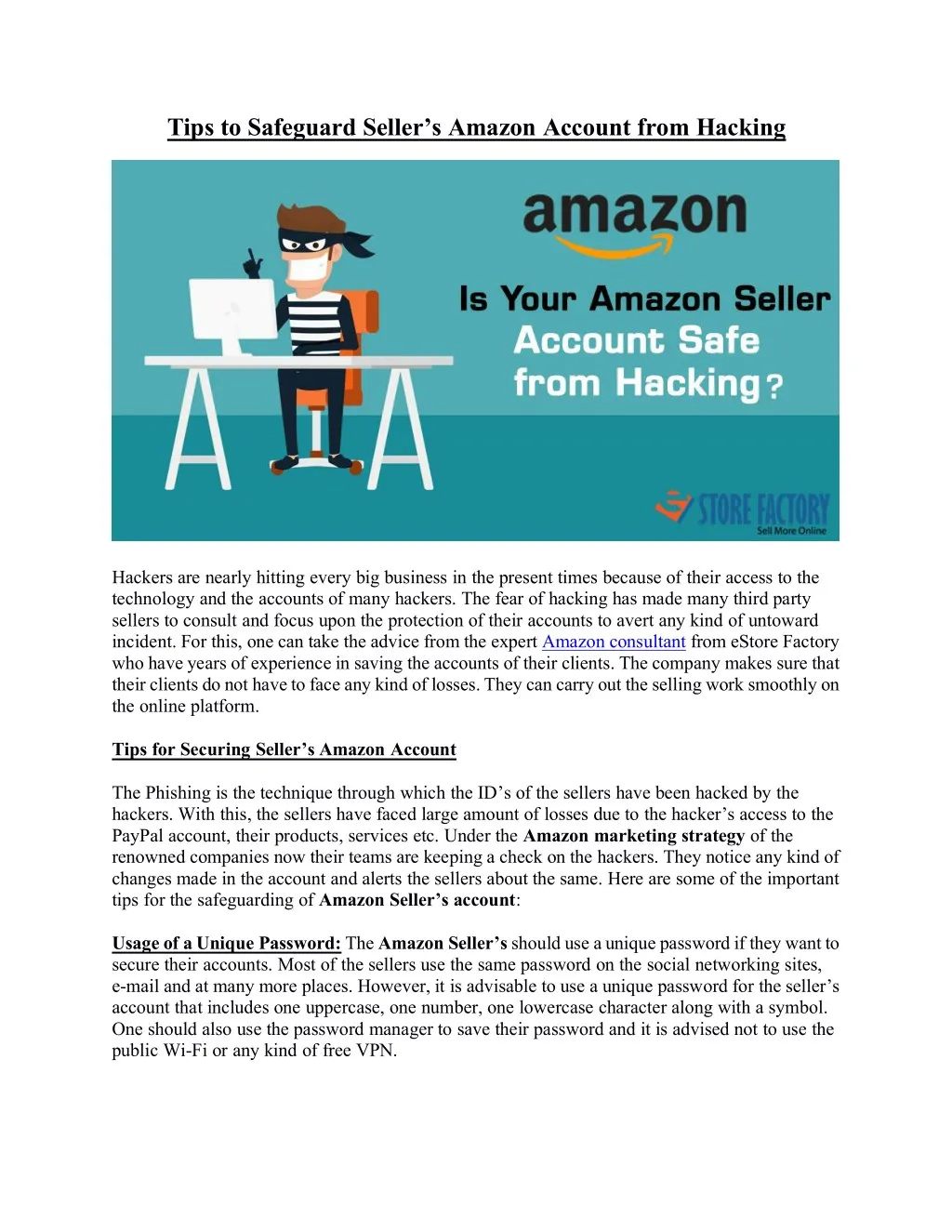 tips to safeguard seller s amazon account from