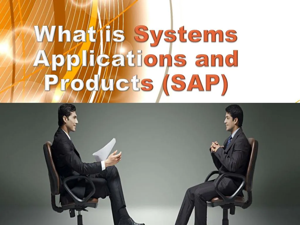 what is systems applicati ons and product s sap