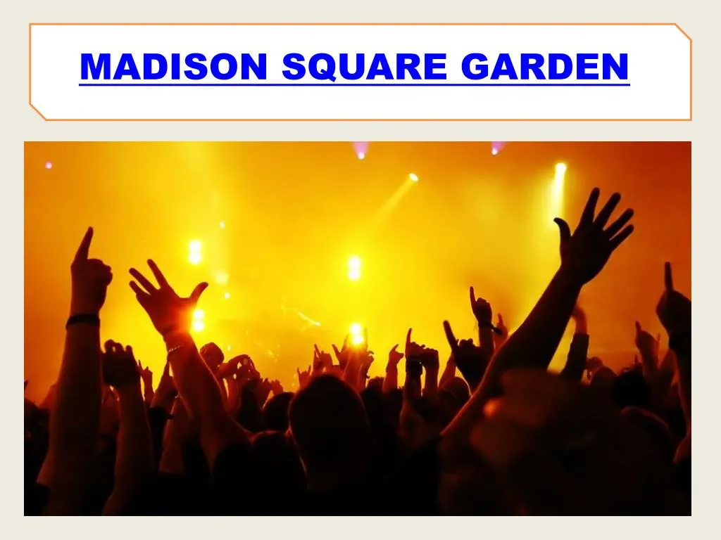 madison square garden
