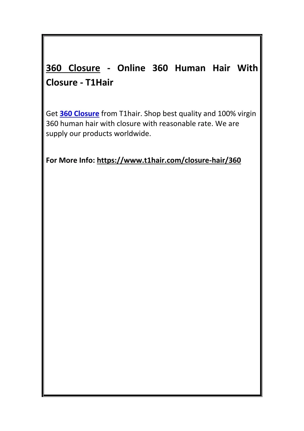 360 closure online 360 human hair with closure