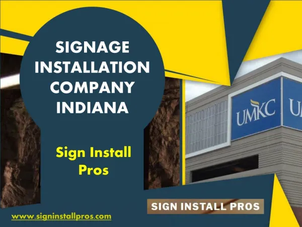 Sign Installation Company Indianapolis