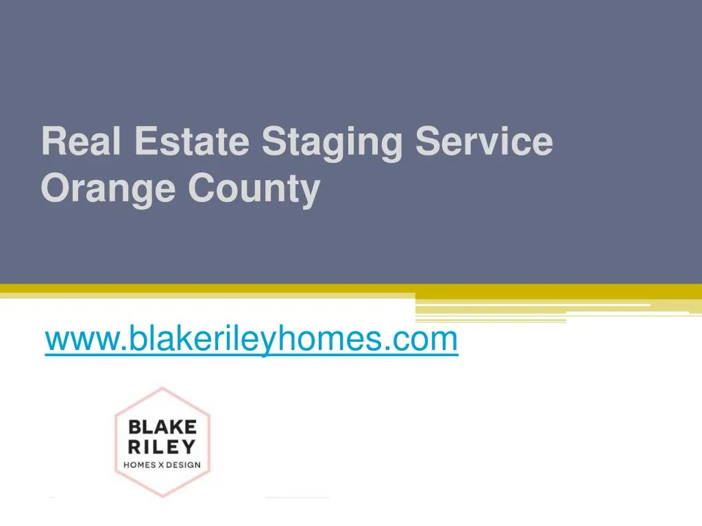real estate staging service orange county