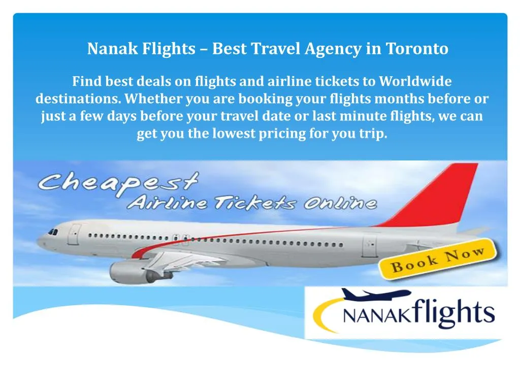 nanak flights best travel agency in toronto