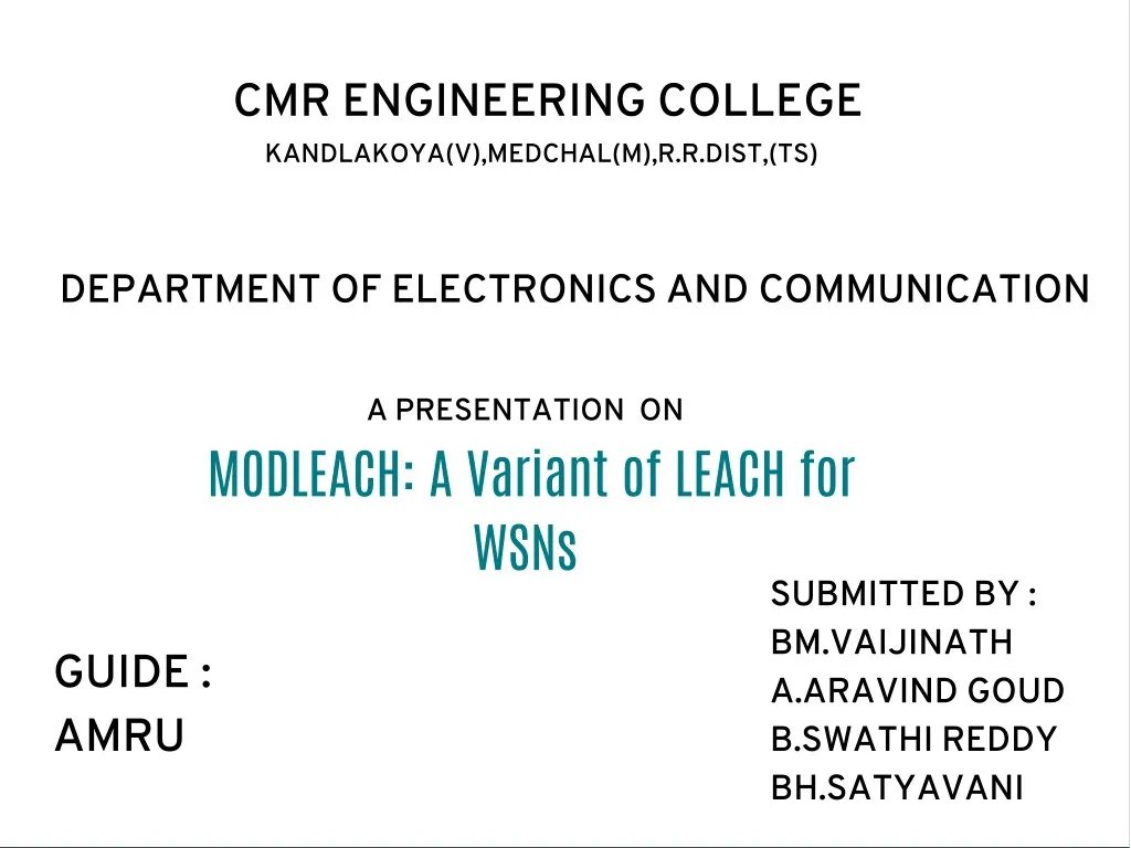 cmr engineering college kandlakoya v medchal