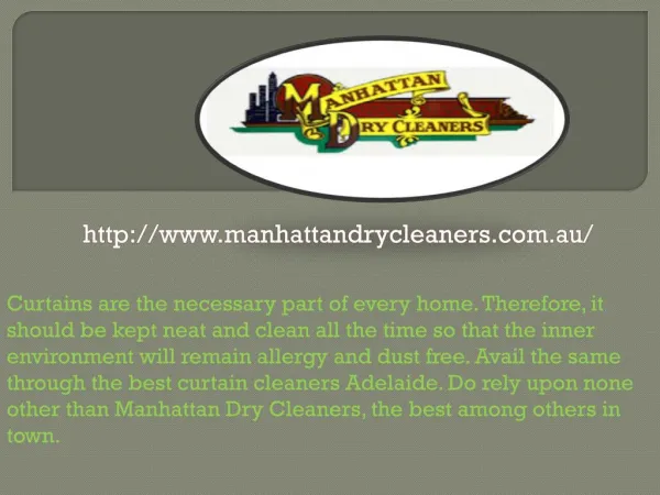 Dry cleaning specialists Adelaide