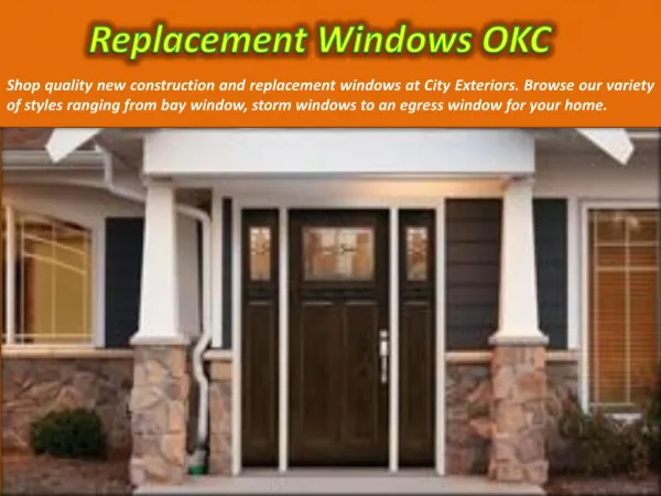 Replacement Windows OKC