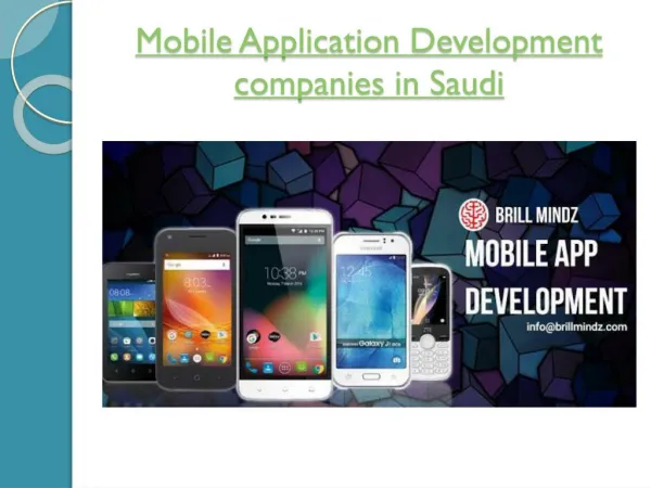 Mobile Apps Development companies in Saudi