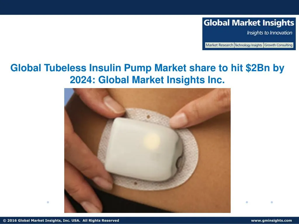 global tubeless insulin pump market share