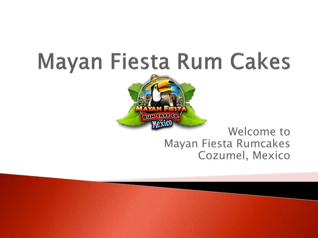 mayan fiesta rum cakes