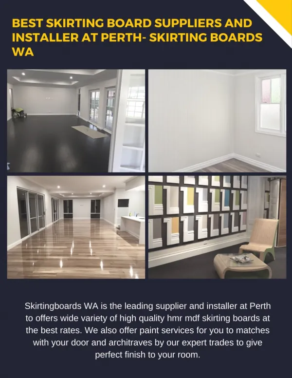 Best Skirting Board Suppliers and Installer at Perth- Skirting Boards WA