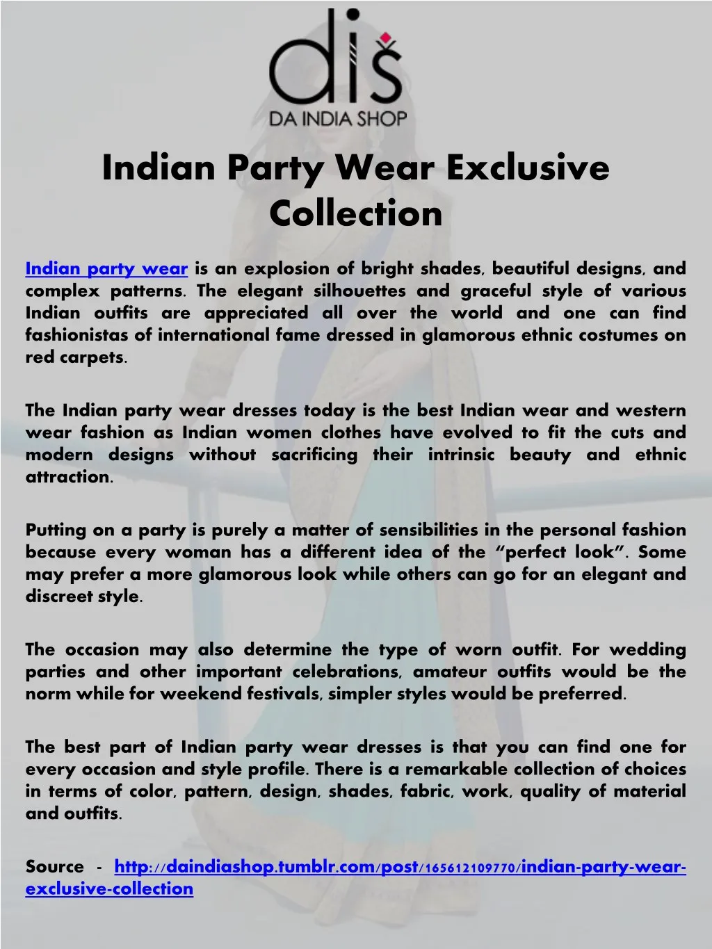 indian party wear exclusive collection