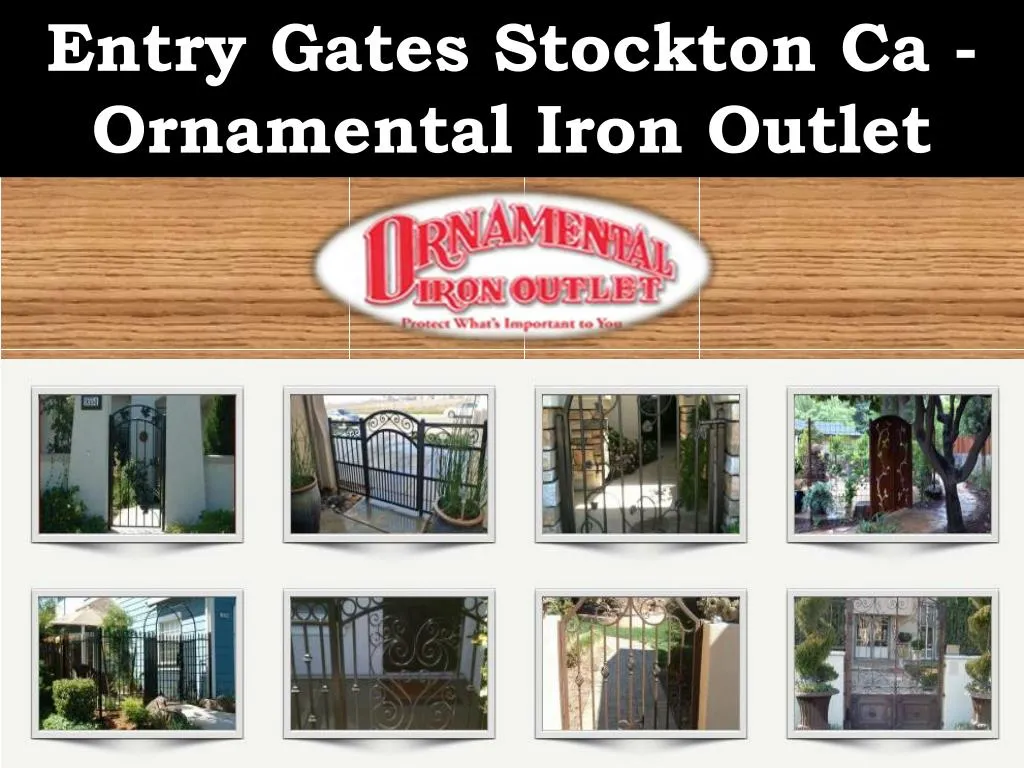 entry gates stockton ca ornamental iron outlet