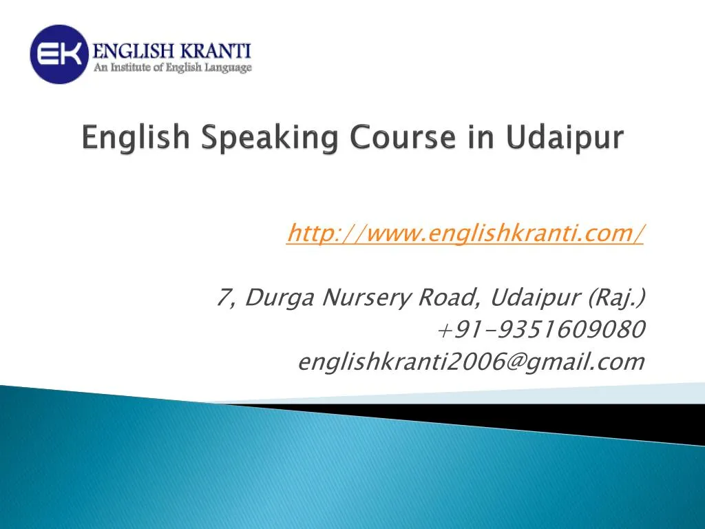english speaking course in udaipur