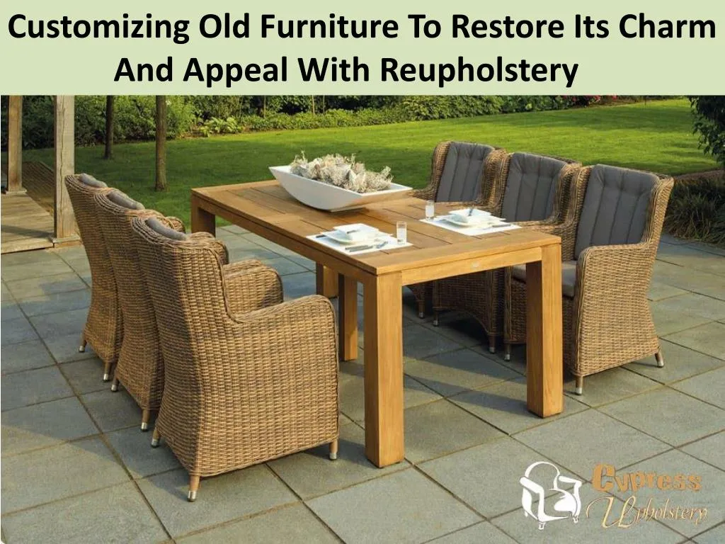 customizing old furniture to restore its charm