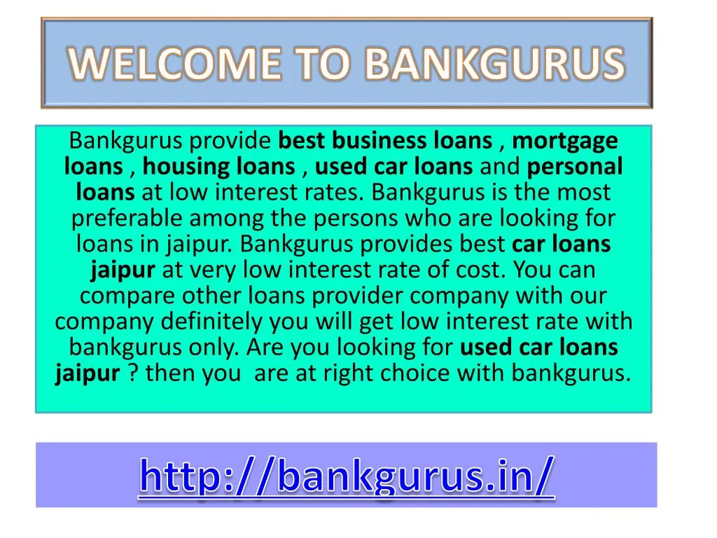 welcome to bankgurus