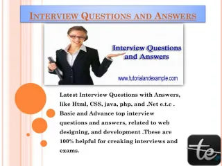 Interview Questions and Answers