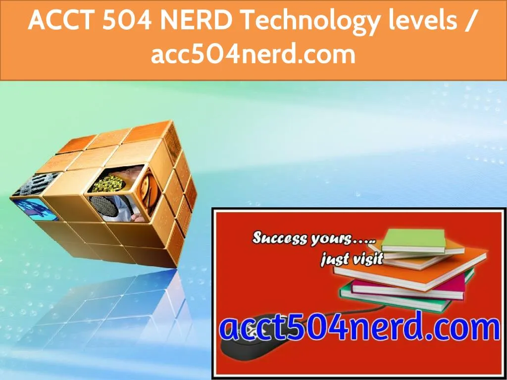 acct 504 nerd technology levels acc504nerd com